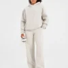 Classic Plush Oversized Straight Leg Joggers