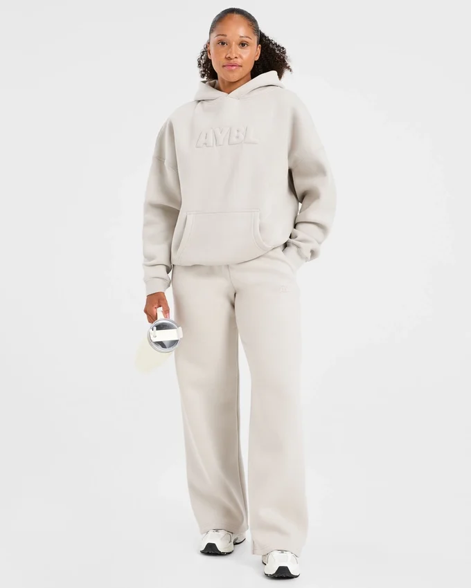 Classic Plush Oversized Straight Leg Joggers