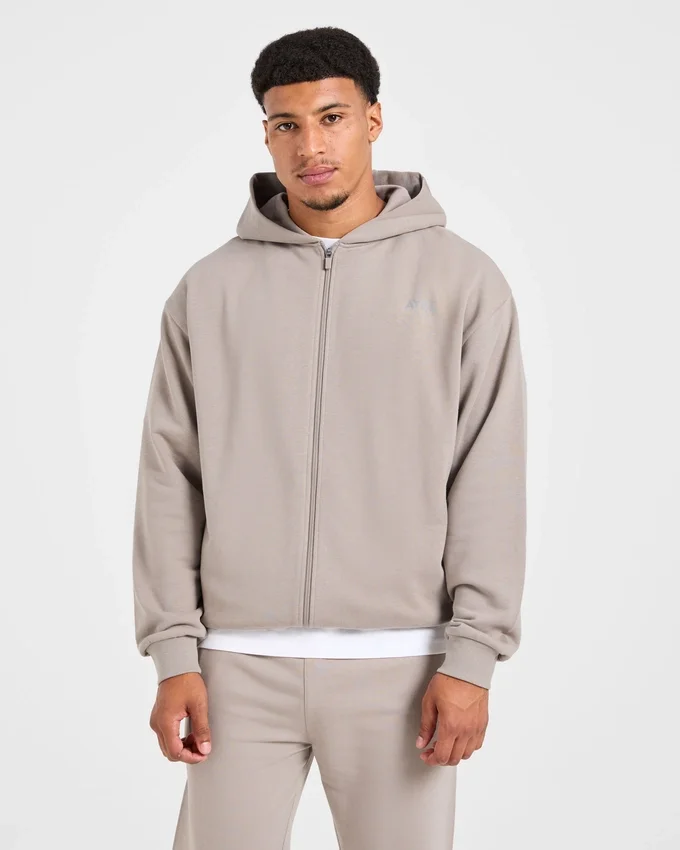 Craft Oversized Zip Up Hoodie