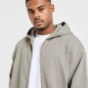 Craft Oversized Zip Up Hoodie