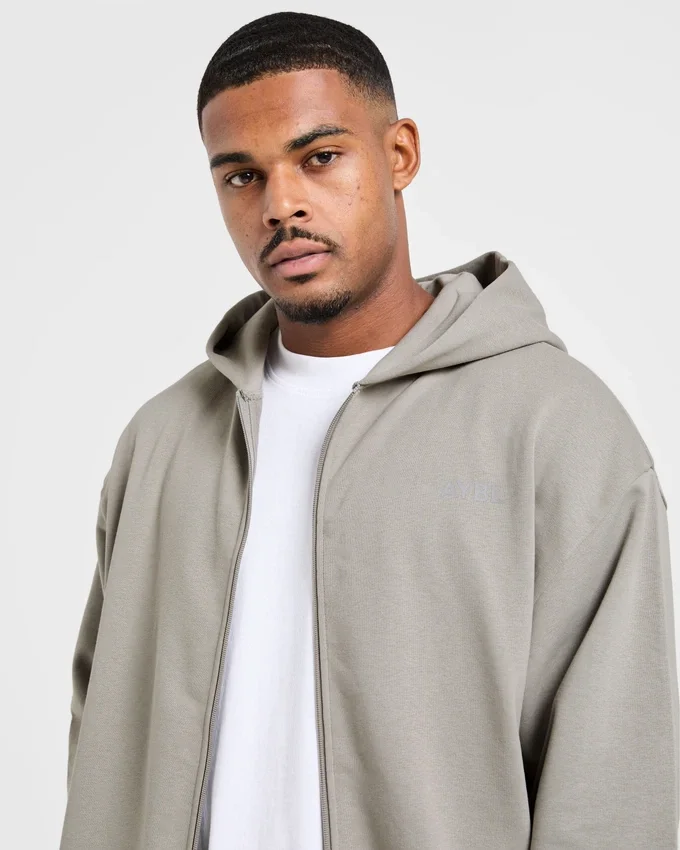 Craft Oversized Zip Up Hoodie