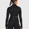 Empower Seamless Crop Zip Jacket