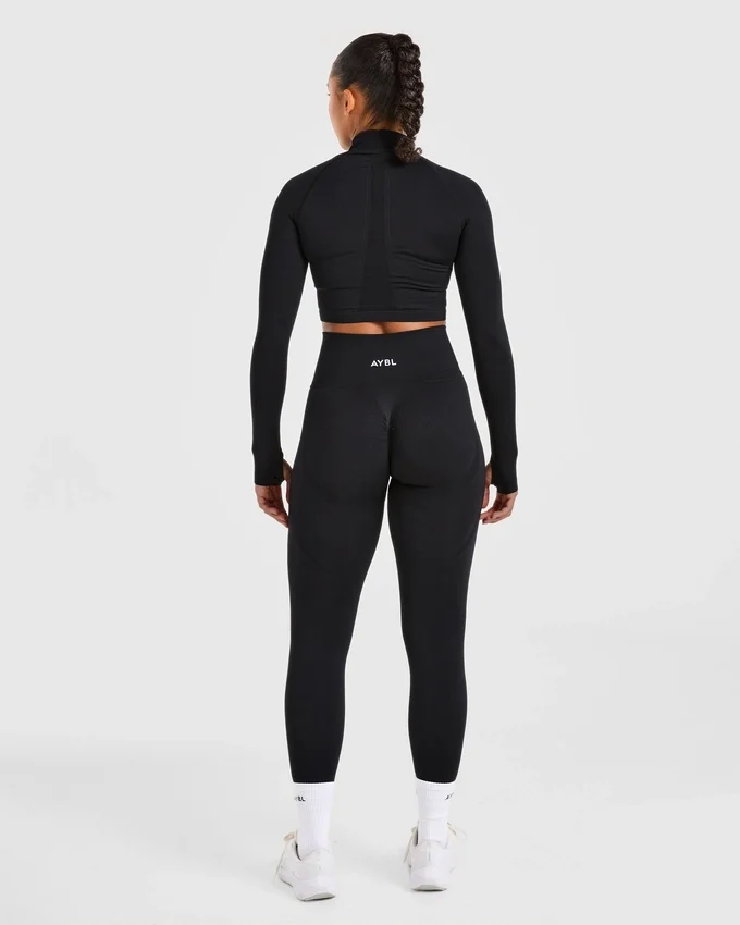 Empower Seamless Crop Zip Jacket