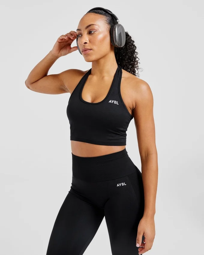 Empower Seamless Halterneck Crop Top