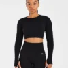 Empower Seamless Long Sleeve Crop Top
