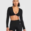 Engage Long Sleeve Crop Top