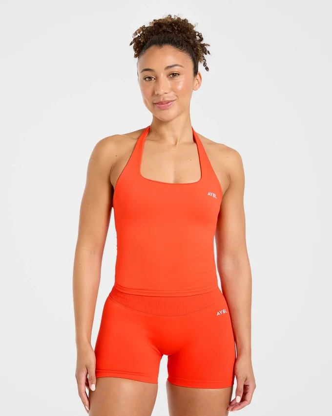 Enhance Seamless Halterneck Top