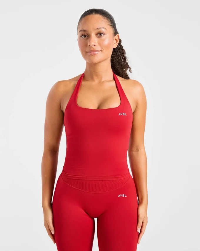 Enhance Seamless Halterneck Top