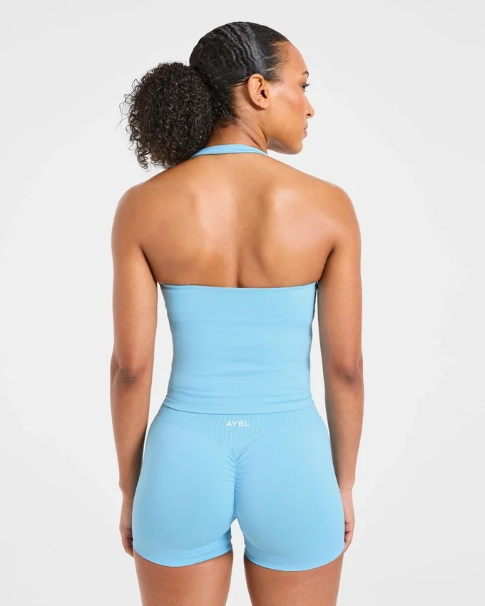 Enhance Seamless Halterneck Top