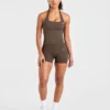 Enhance Seamless Halterneck Top
