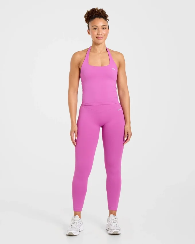 Enhance Seamless Halterneck Top