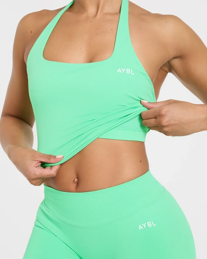 Enhance Seamless Halterneck Top