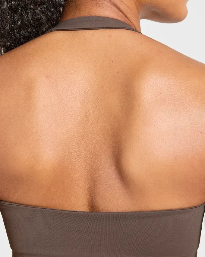 Enhance Seamless Halterneck Top