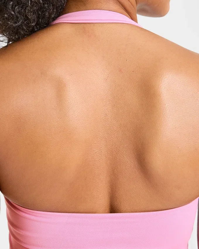 Enhance Seamless Halterneck Top