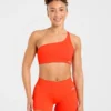 Enhance Seamless One Shoulder Sports Bra