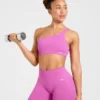 Enhance Seamless One Shoulder Sports Bra