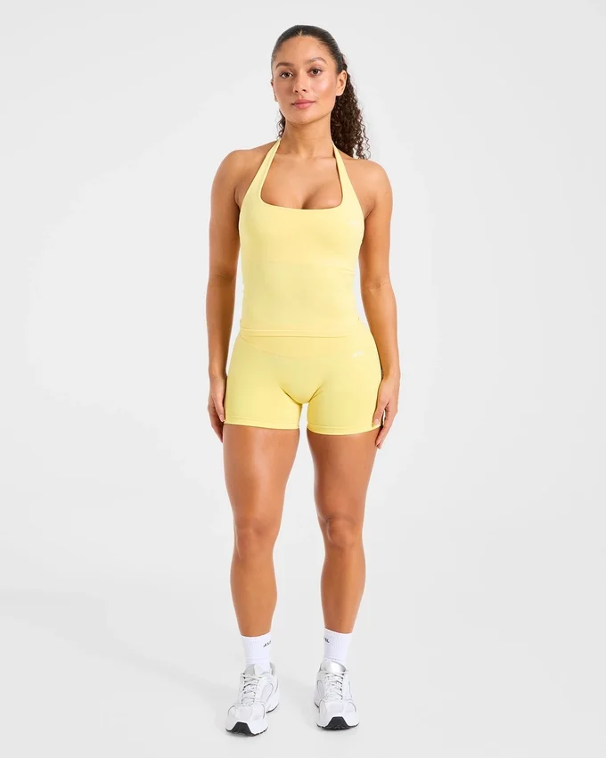 Enhance Seamless Halterneck Top