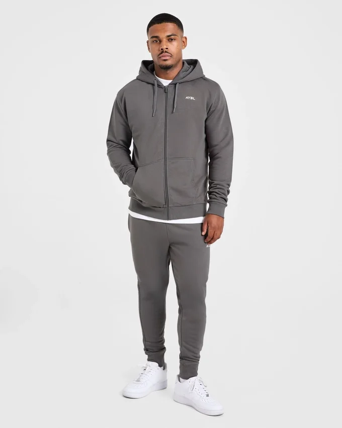 Essential Lightweight Zip Up Hoodie