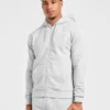 Essential Lightweight Zip Up Hoodie