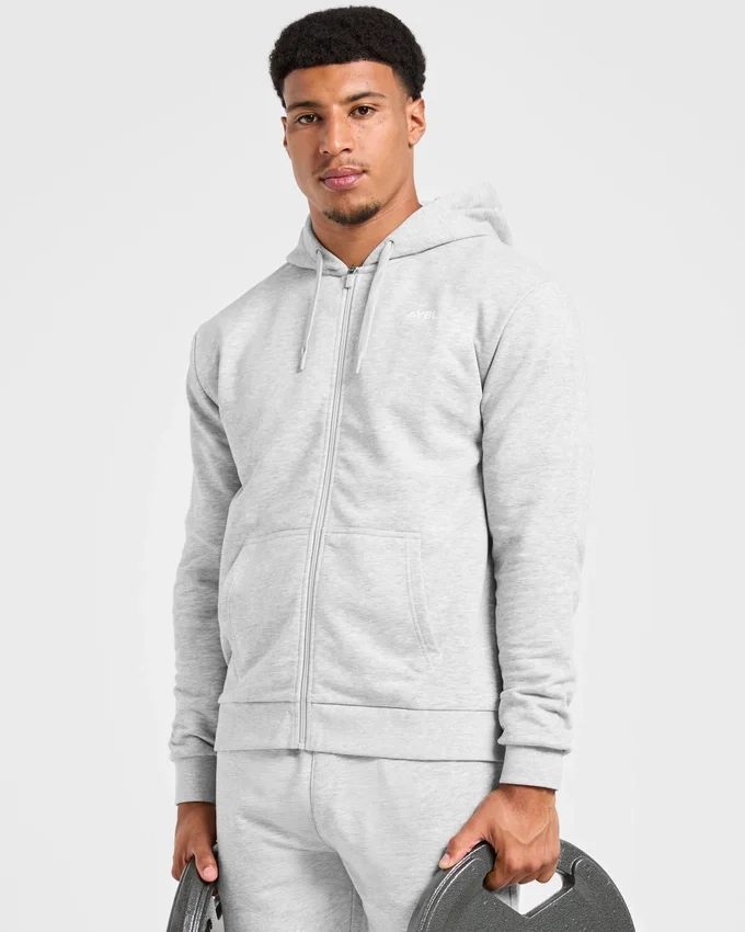 Essential Lightweight Zip Up Hoodie