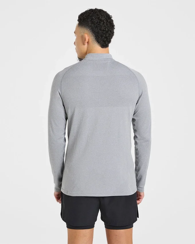 Essential Seamless 1/4 Zip Pullover