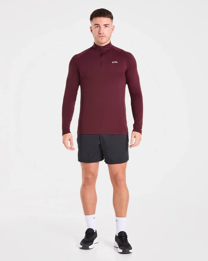 Essential Seamless 1/4 Zip Pullover