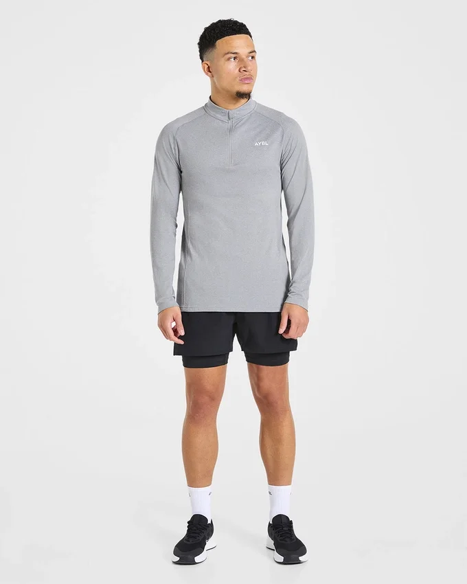 Essential Seamless 1/4 Zip Pullover