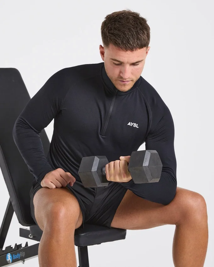 Essential Seamless 1/4 Zip Pullover
