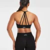 Essential V Neck Strappy Sports Bra