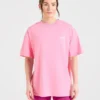 Focused Wavy Oversized T Shirt