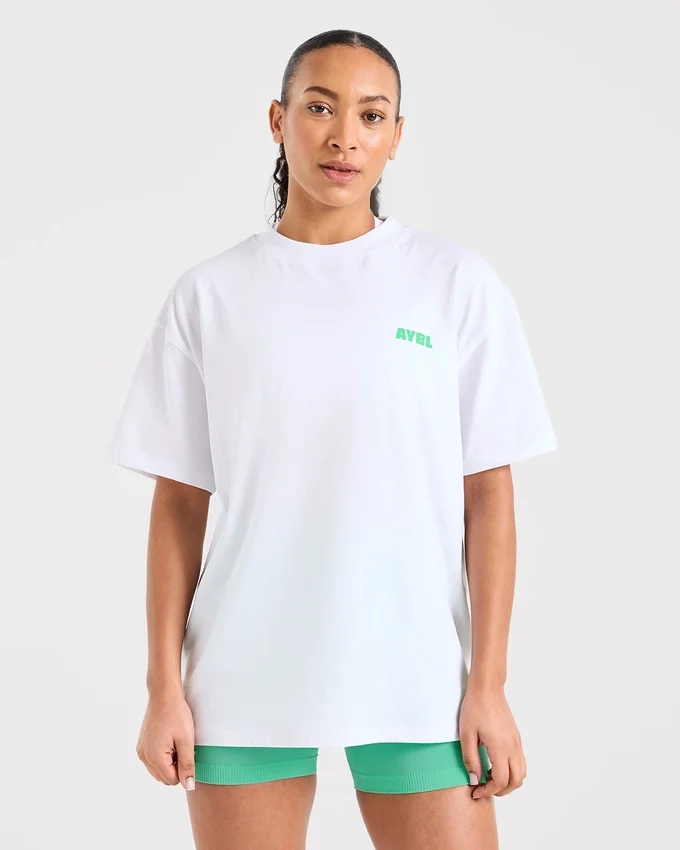 Focused Wavy Oversized T Shirt