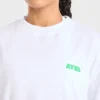 Focused Wavy Oversized T Shirt