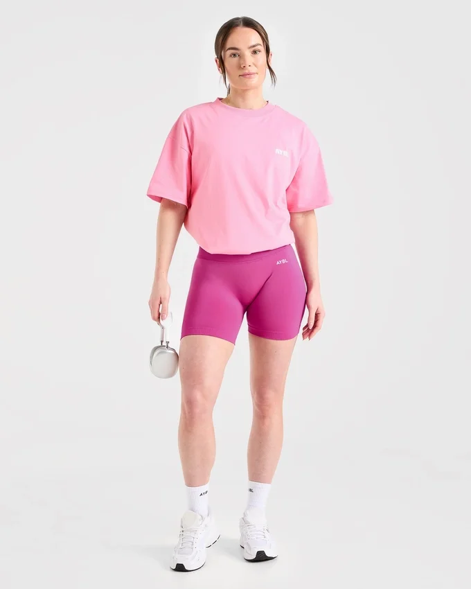 Focused Wavy Oversized T Shirt