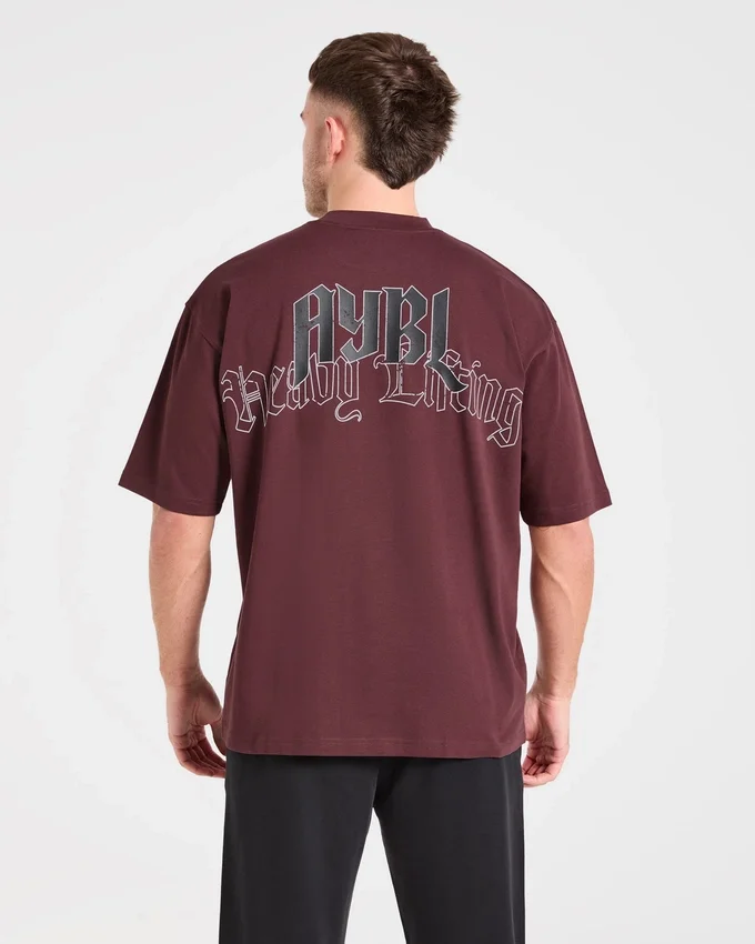 Heavy Lifting Gothic Oversized T Shirt