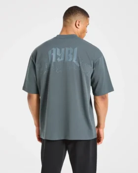 Heavy Lifting Gothic Oversized T Shirt