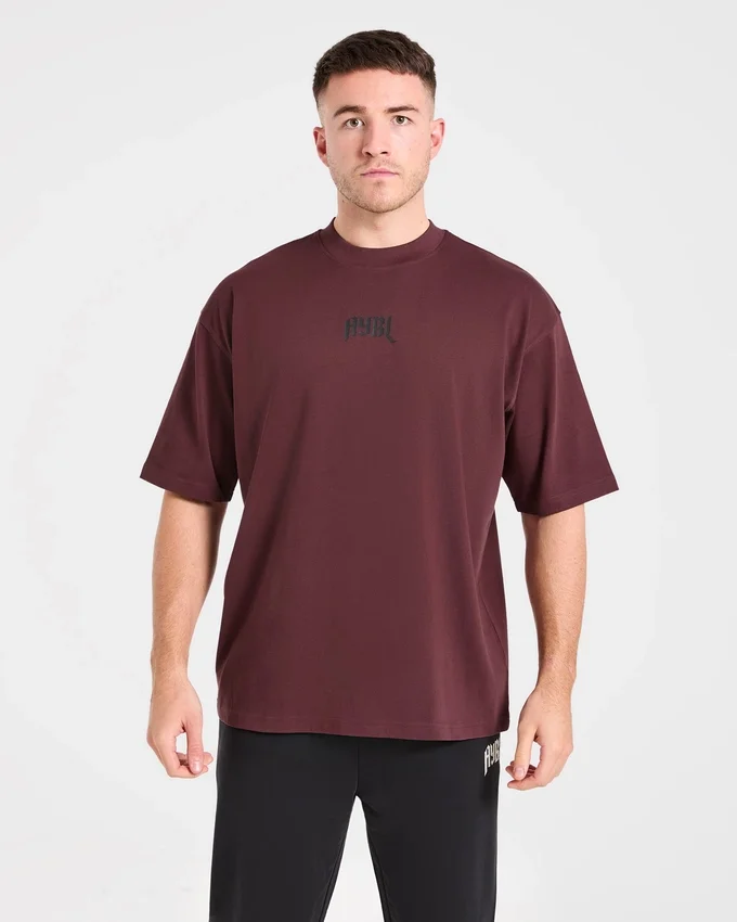 Heavy Lifting Gothic Oversized T Shirt