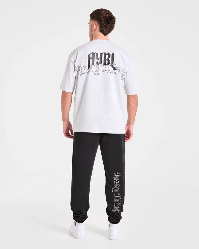 Heavy Lifting Gothic Oversized T Shirt