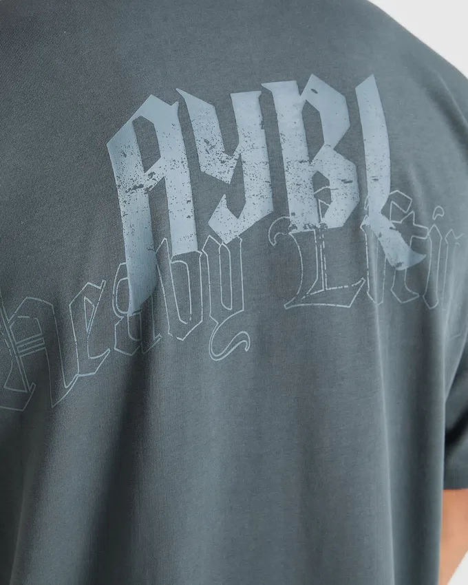 Heavy Lifting Gothic Oversized T Shirt
