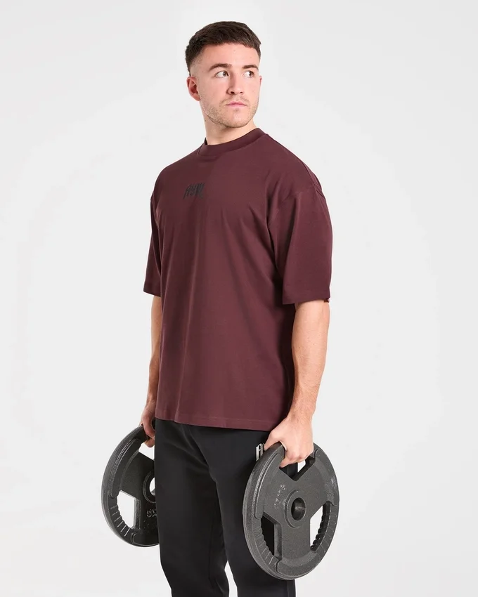 Heavy Lifting Gothic Oversized T Shirt