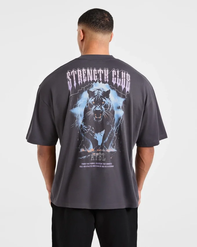 Hunt Your Goals Oversized T Shirt