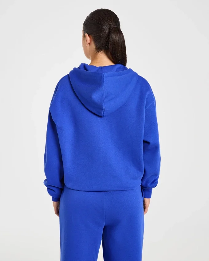 Lifestyle Oversized Zip Up Hoodie