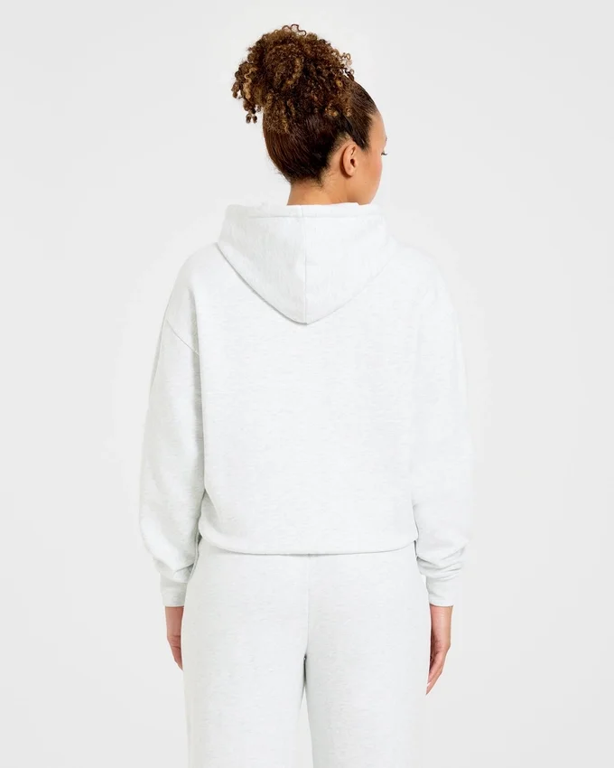 Lifestyle Oversized Zip Up Hoodie