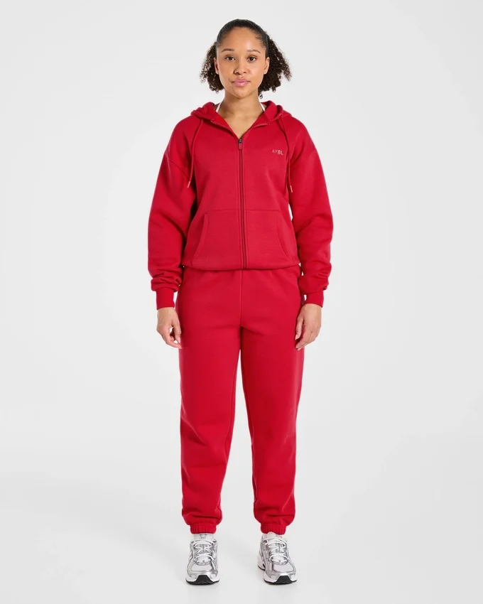 Lifestyle Oversized Zip Up Hoodie