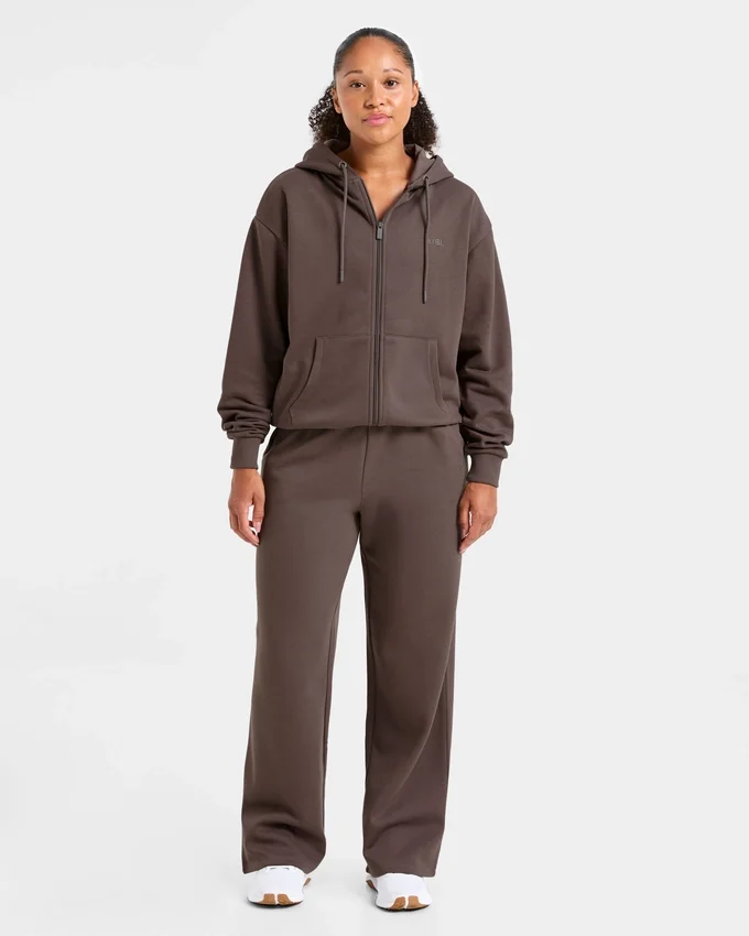 Lifestyle Oversized Zip Up Hoodie