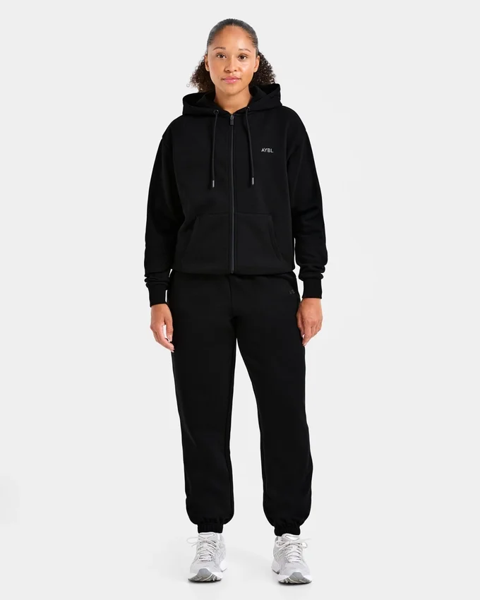 Lifestyle Oversized Zip Up Hoodie