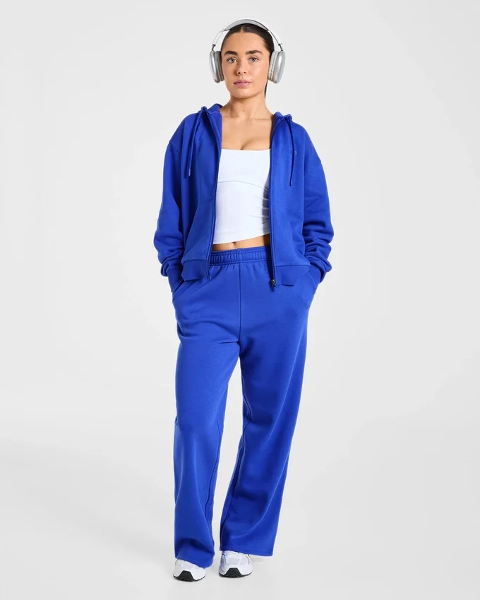 Lifestyle Oversized Zip Up Hoodie