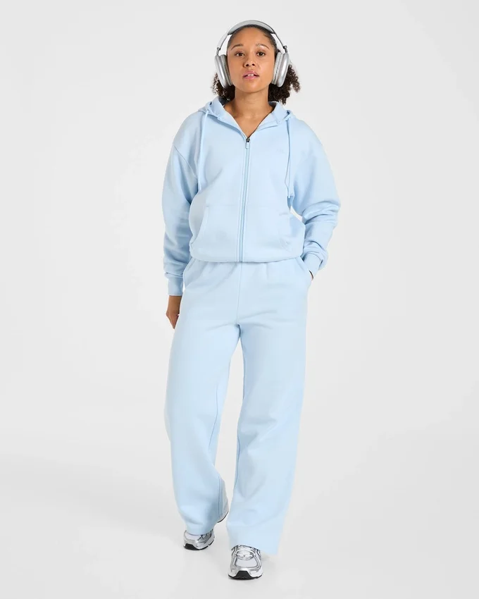 Lifestyle Oversized Zip Up Hoodie