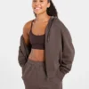 Lifestyle Oversized Zip Up Hoodie