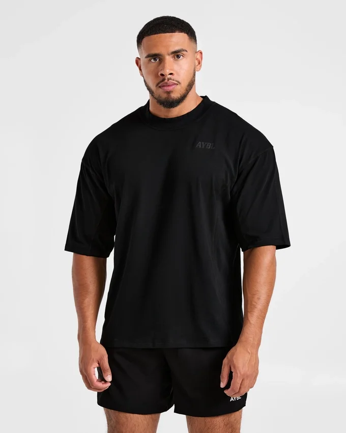 Lift Club Distressed Oversized T Shirt