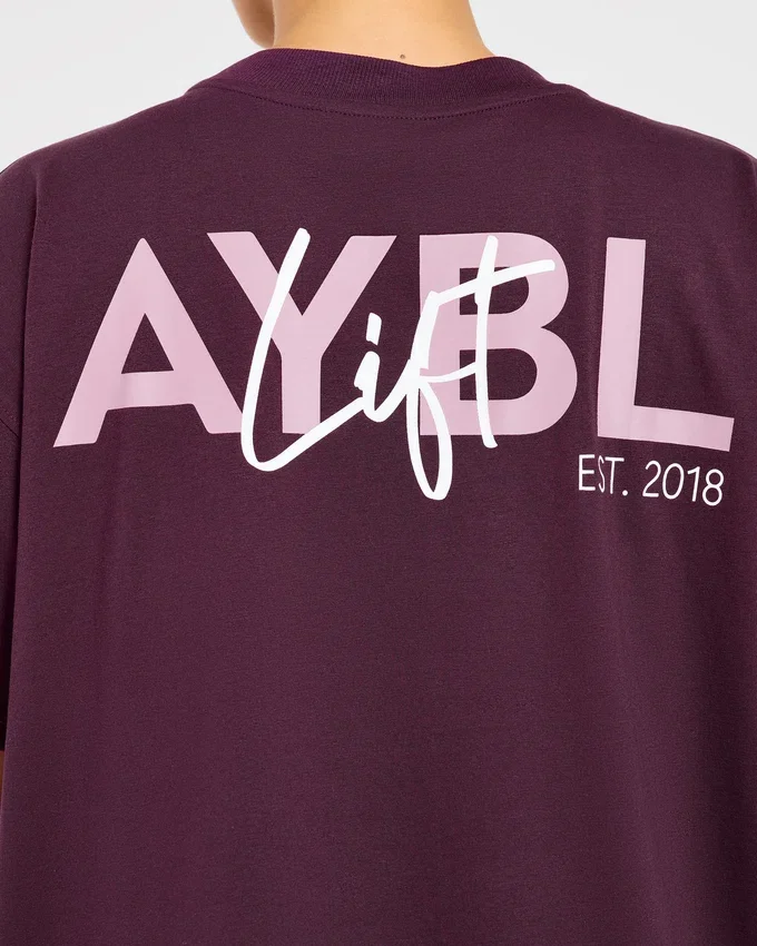Lift Graphic Oversized T Shirt